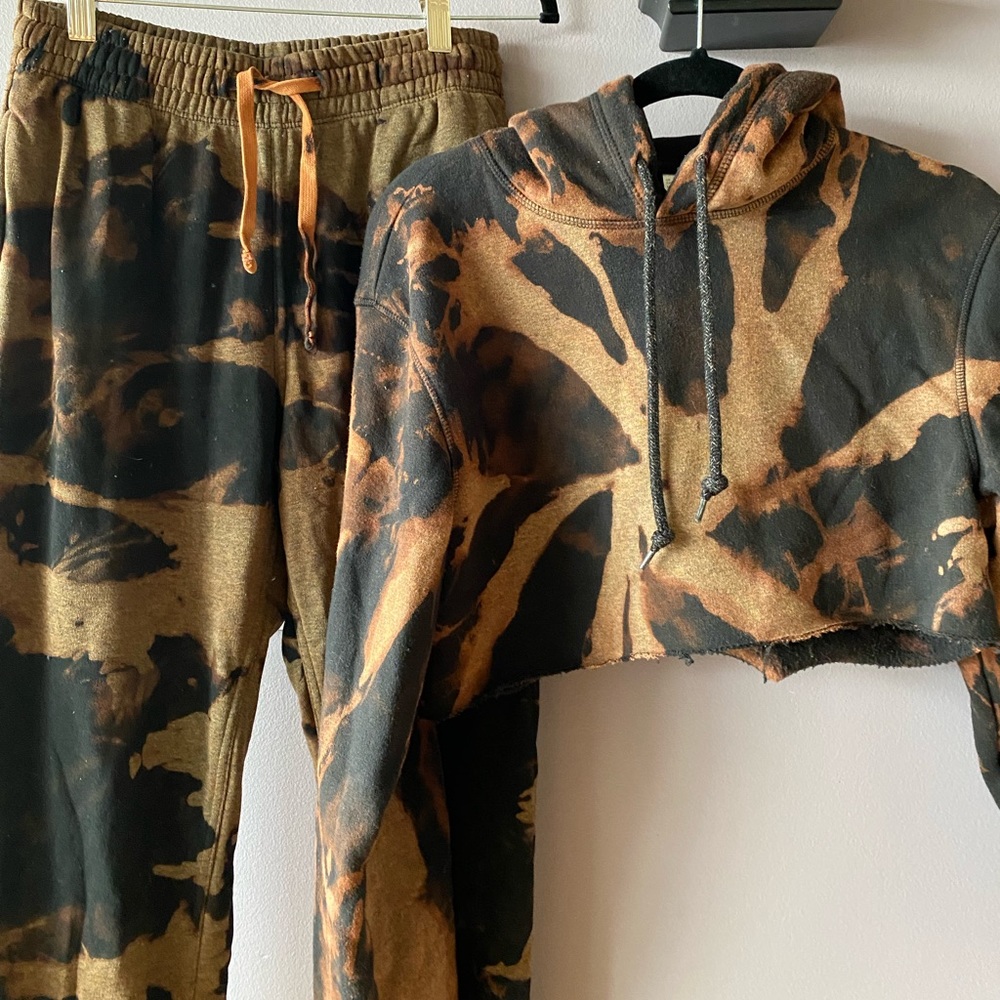 H&M Bleach-Dyed Matching Set - image 5